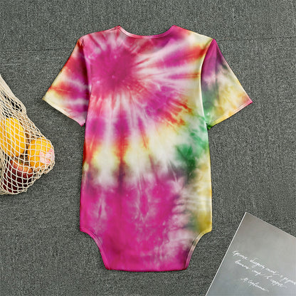 Double Tie Dye Print Men's Bodysuit