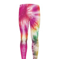 Double Tie Dye Print Men's Leggings