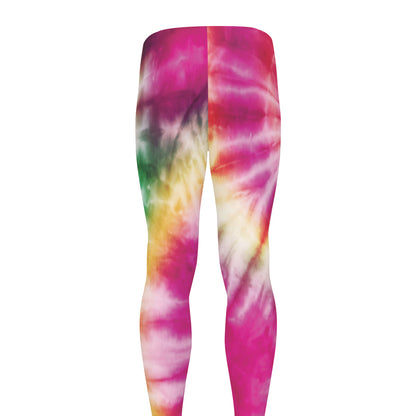 Double Tie Dye Print Men's leggings
