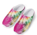Double Tie Dye Print Mesh Casual Shoes