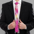Double Tie Dye Print Necktie