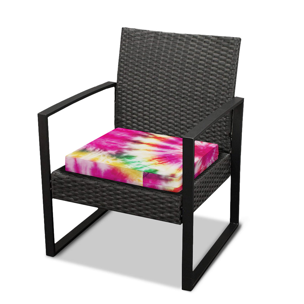 Double Tie Dye Print Outdoor Seat Cushion Cover
