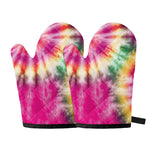 Double Tie Dye Print Oven Mitts