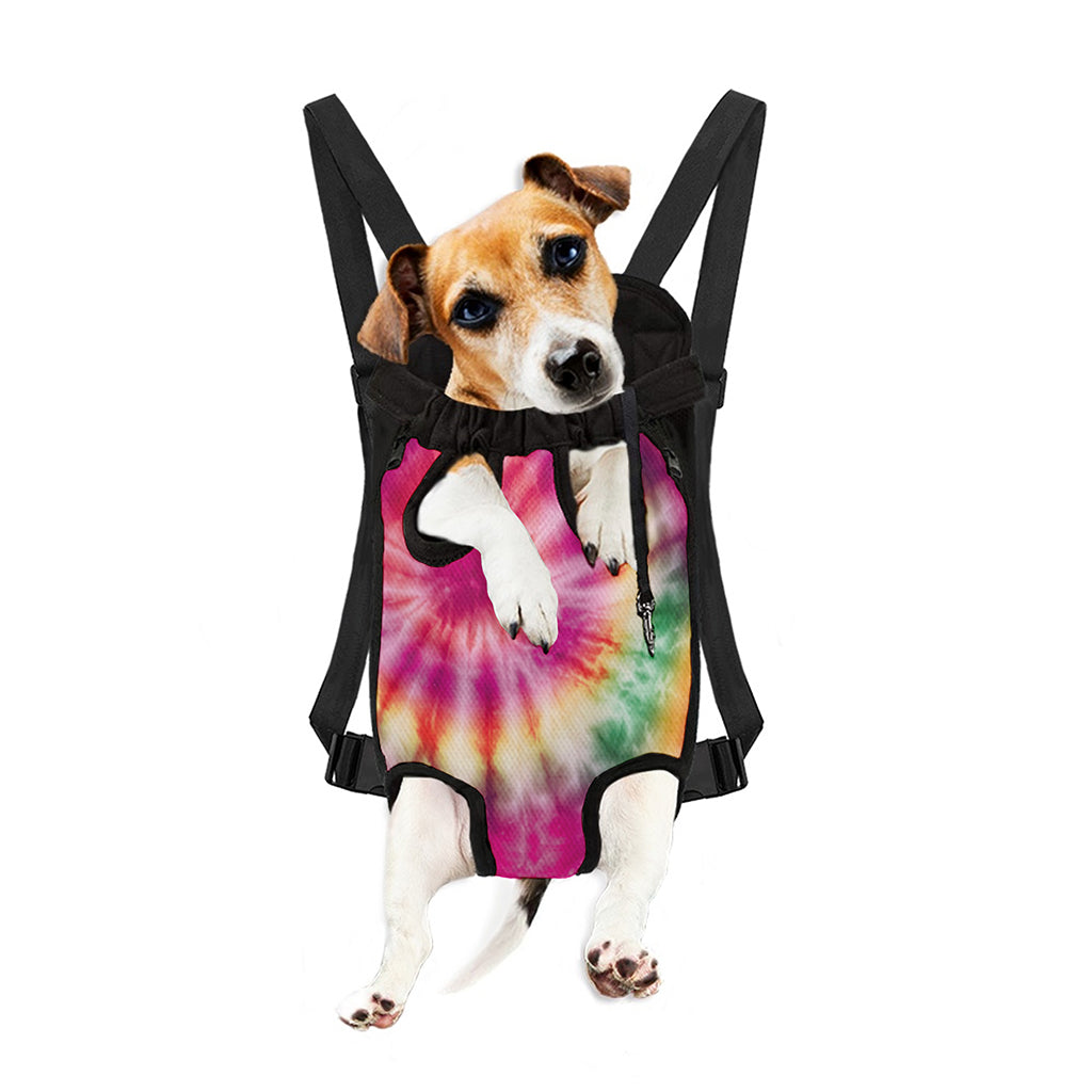 Double Tie Dye Print Pet Carrier Backpack