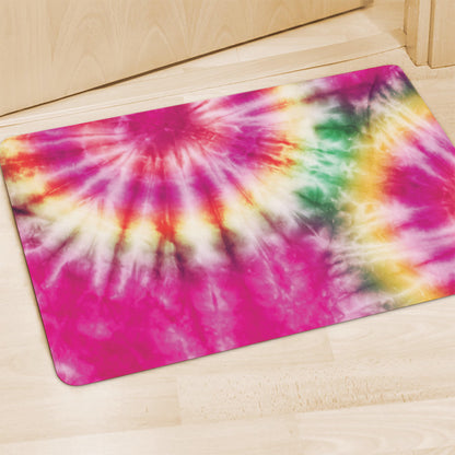 Double Tie Dye Print Polyester Doormat