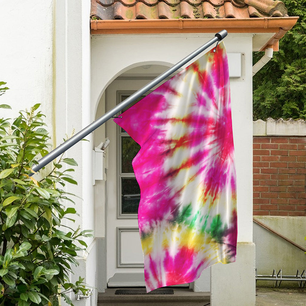 Double Tie Dye Print Polyester Flag