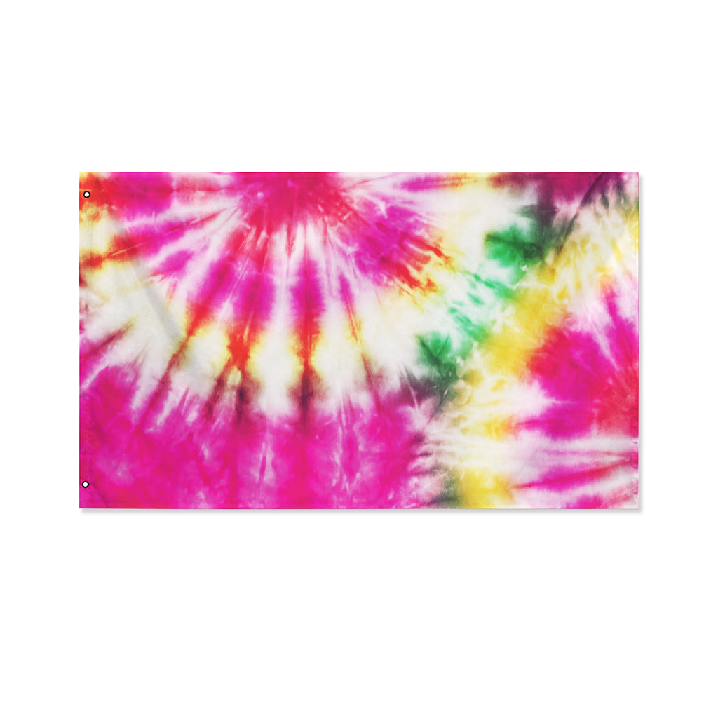 Double Tie Dye Print Polyester Flag