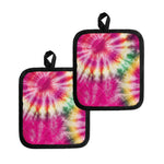 Double Tie Dye Print Pot Holders