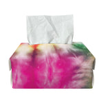 Double Tie Dye Print Rectangle Tissue Box Cover