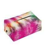 Double Tie Dye Print Rectangle Tissue Box Cover