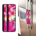 Double Tie Dye Print Refrigerator Handle Covers