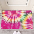 Double Tie Dye Print Rubber Doormat