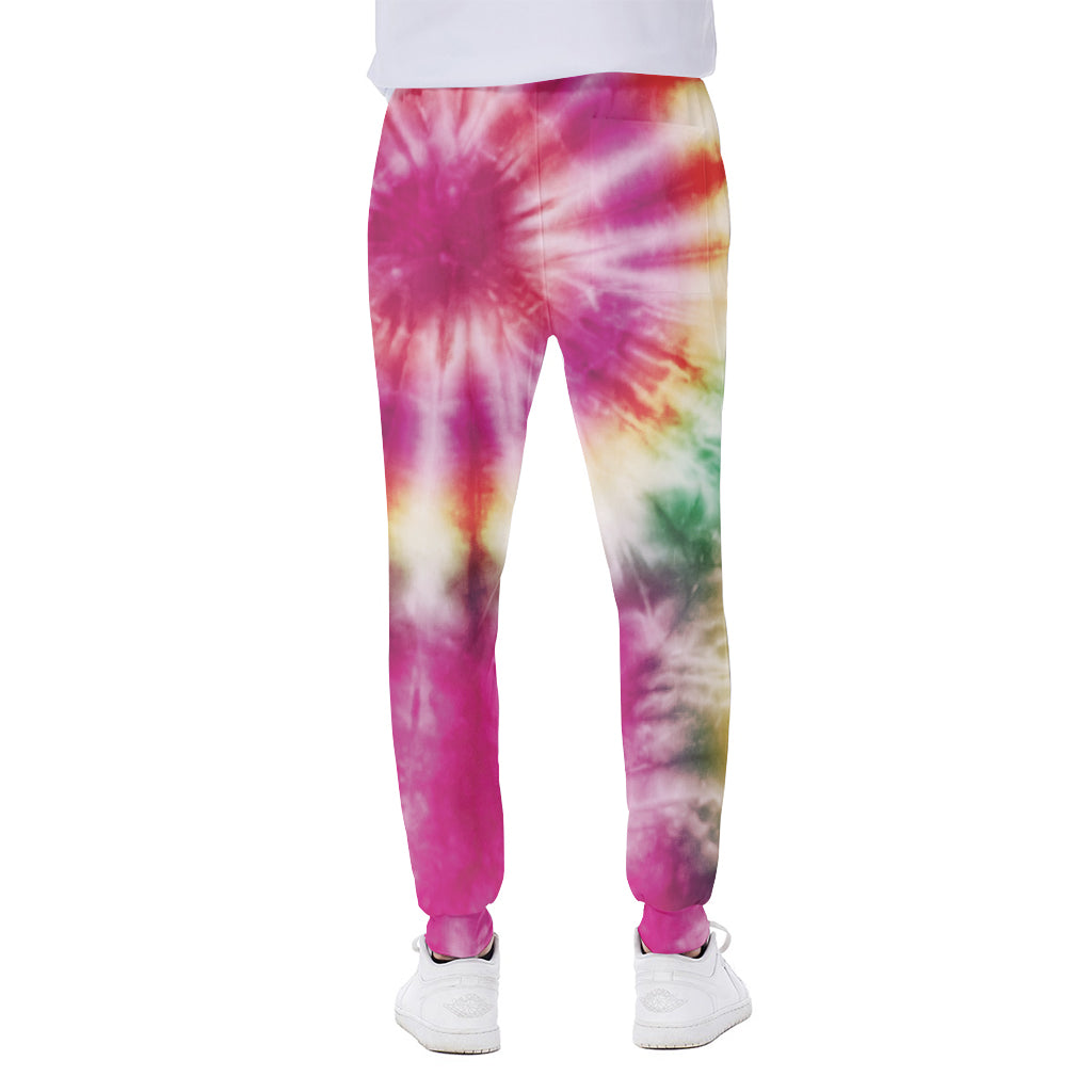 Double Tie Dye Print Scuba Joggers
