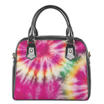 Double Tie Dye Print Shoulder Handbag