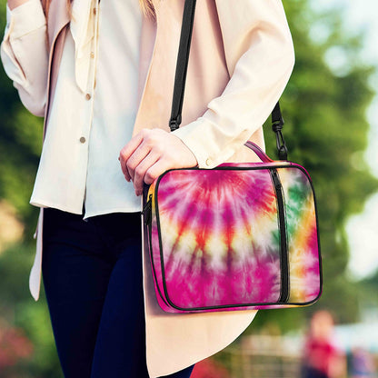 Double Tie Dye Print Shoulder Strap Bible Bag