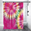 Double Tie Dye Print Shower Curtain