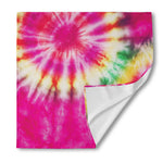 Double Tie Dye Print Silk Bandana