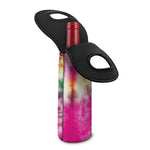 Double Tie Dye Print Single Neoprene Wine Tote