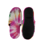 Double Tie Dye Print Slippers
