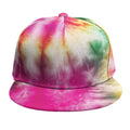 Double Tie Dye Print Snapback Cap