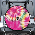Double Tie Dye Print Tire Cover With Camera Hole