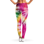Double Tie Dye Print Women's Leggings