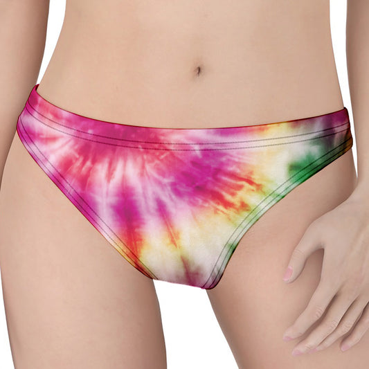 Double Tie Dye Print Women's Thong