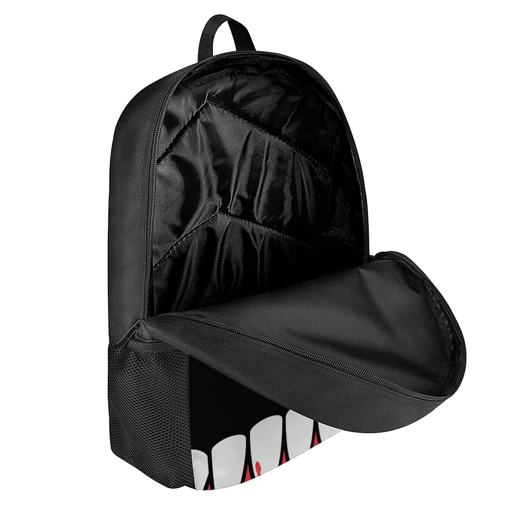 Dracula Fang Print 17 Inch Backpack