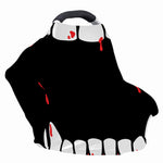 Dracula Fang Print Baby Seat Cover