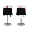 Dracula Fang Print Bar Stool Covers