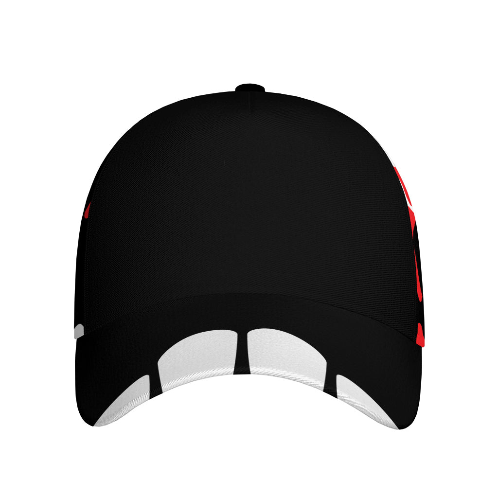 Dracula Fang Print Baseball Cap