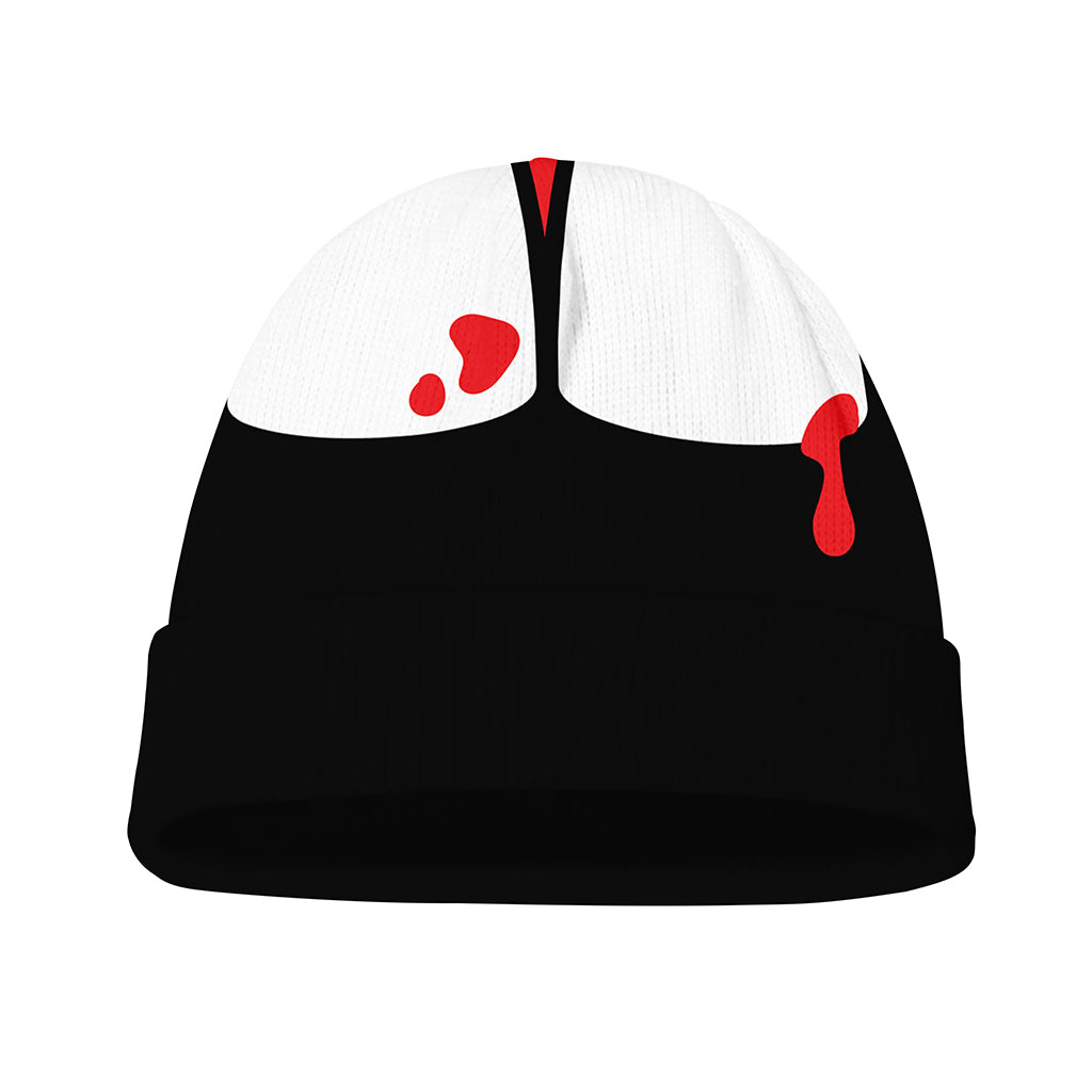 Dracula Fang Print Beanie