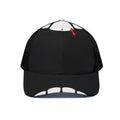 Dracula Fang Print Black Mesh Trucker Hat