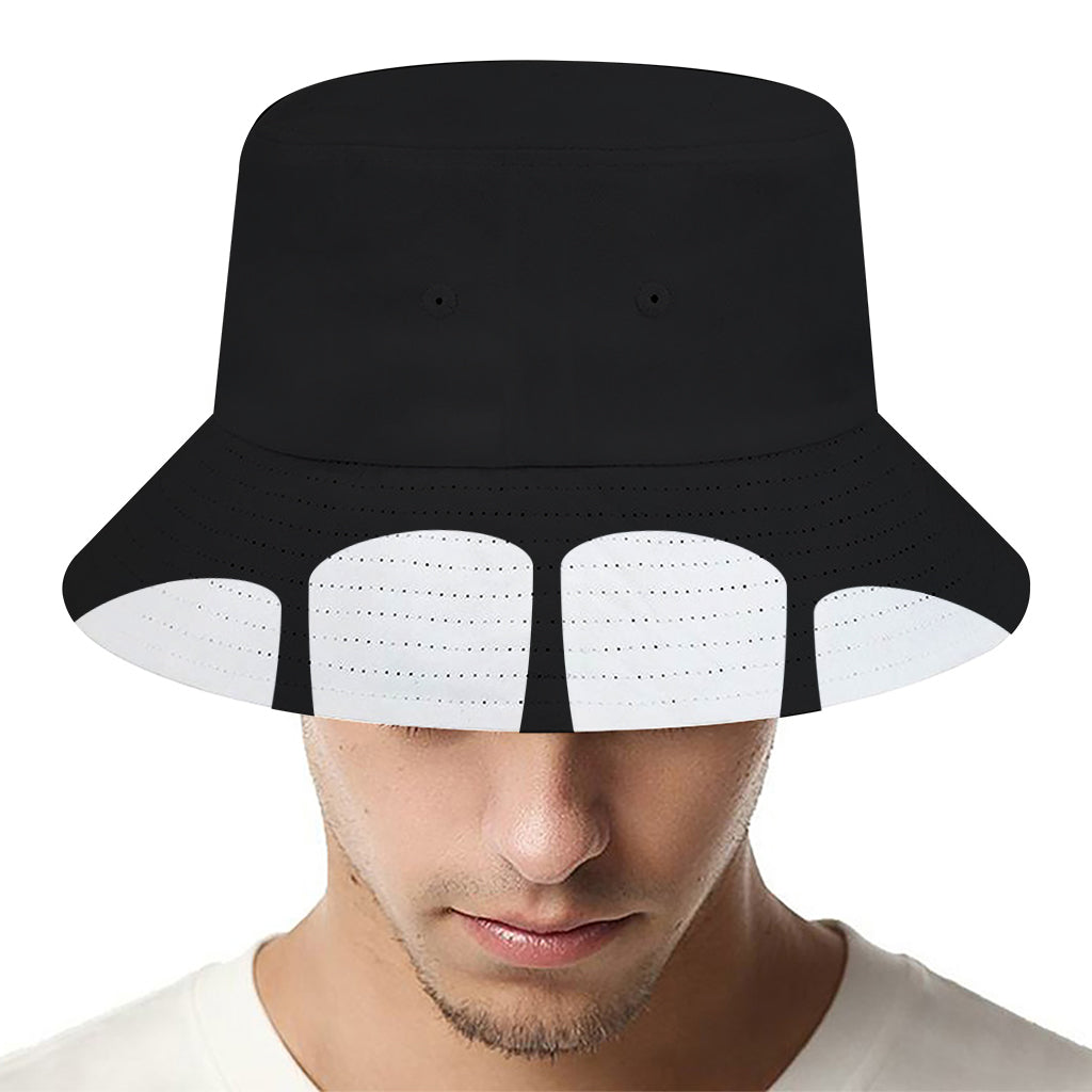 Dracula Fang Print Bucket Hat