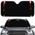Dracula Fang Print Car Windshield Sun Shade