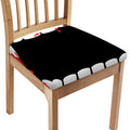 Dracula Fang Print Chair Cushion Cover