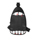 Dracula Fang Print Sling Bag