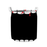 Dracula Fang Print Collapsible Laundry Basket