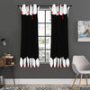 Dracula Fang Print Curtain