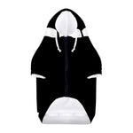 Dracula Fang Print Dog Zip Up Hoodie