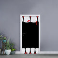 Dracula Fang Print Door Sticker