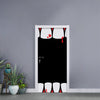 Dracula Fang Print Door Sticker