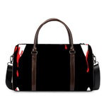 Dracula Fang Print Duffle Bag