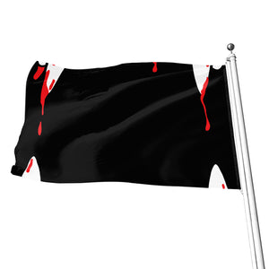 Dracula Fang Print Flag