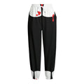 Dracula Fang Print Fleece Lined Knit Pants