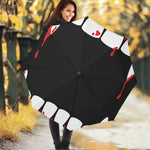 Dracula Fang Print Foldable Umbrella