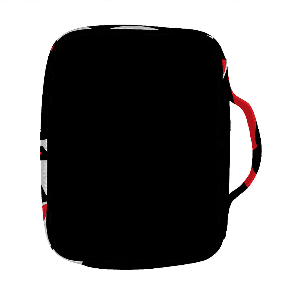 Dracula Fang Print Front Pocket Bible Bag