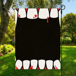 Dracula Fang Print Garden Flag