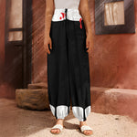 Dracula Fang Print Harem Pants
