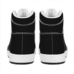 Dracula Fang Print High Top Leather Sneakers